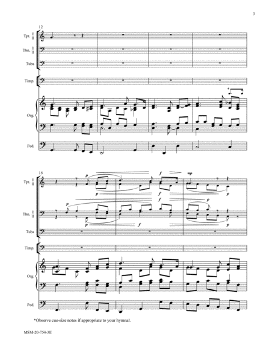JERUSALEM in C Choir scores gallery preview page 3