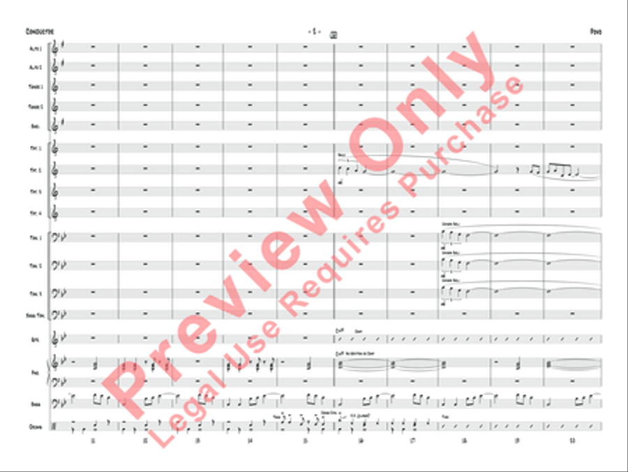 Povo Povo Jazz Ensemble scores gallery preview page 5