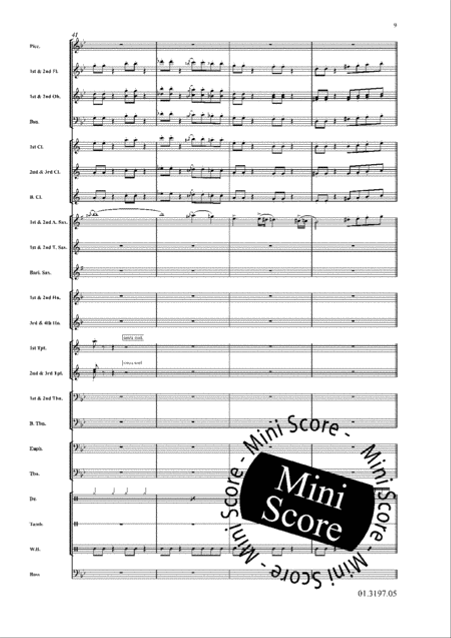 Joy Ride Concert Band scores gallery preview page 13