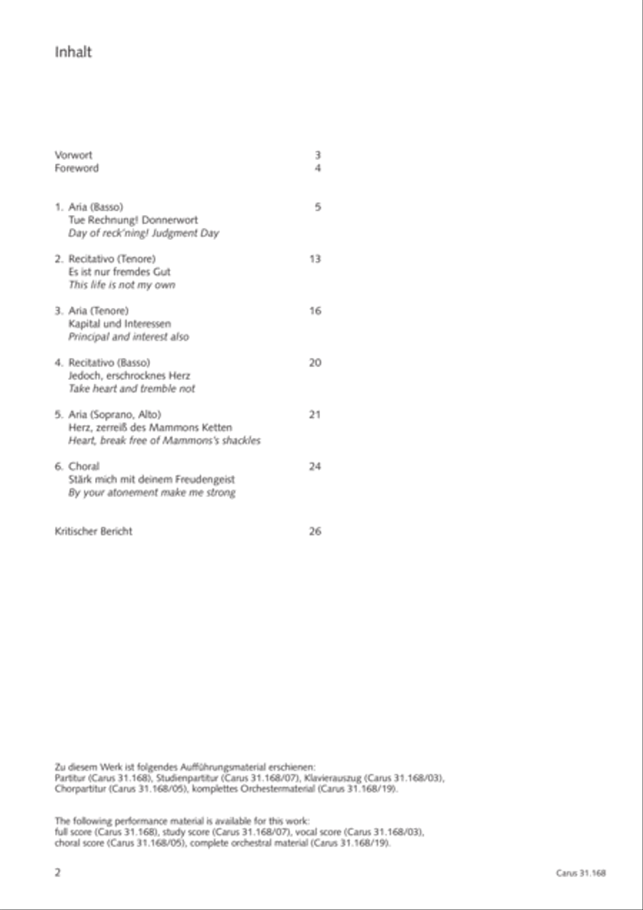 Day of reck'ning! Judgment day (Tue Rechnung! Donnerwort) 4-Part scores gallery preview page 3