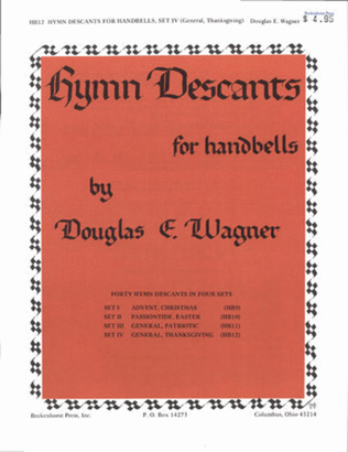 Book cover for Hymn Descants for Handbells Set IV