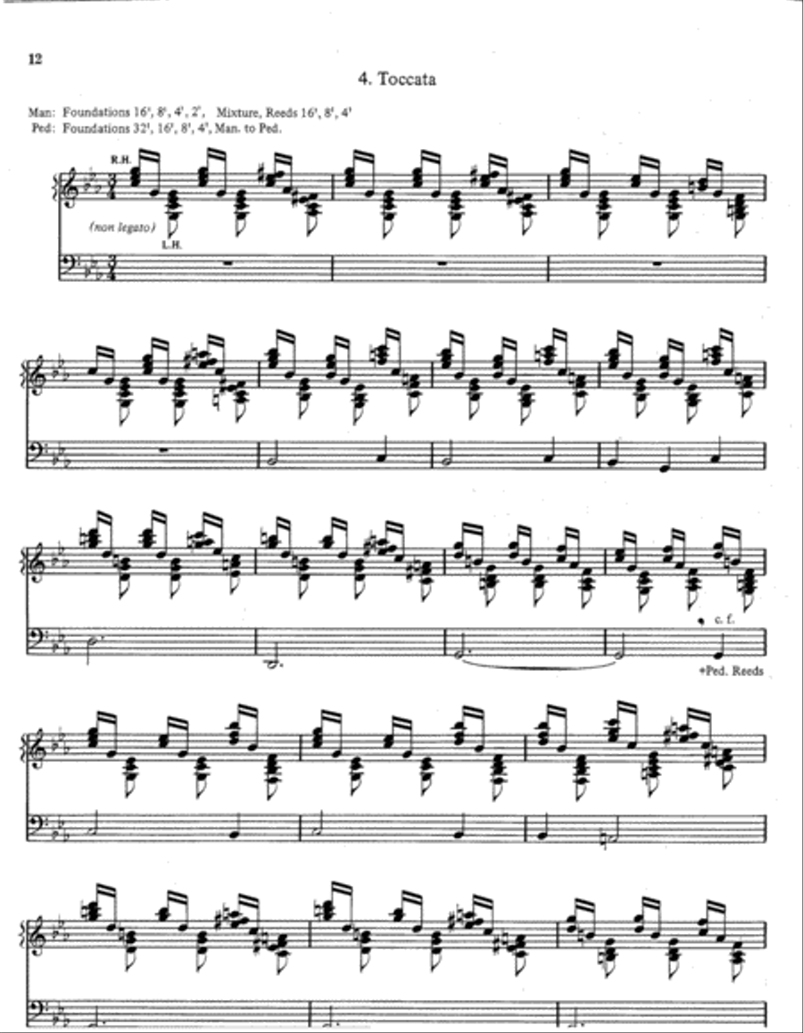 Partita on Deo Gracias Partita on Deo Gracias Organ scores gallery preview page 5