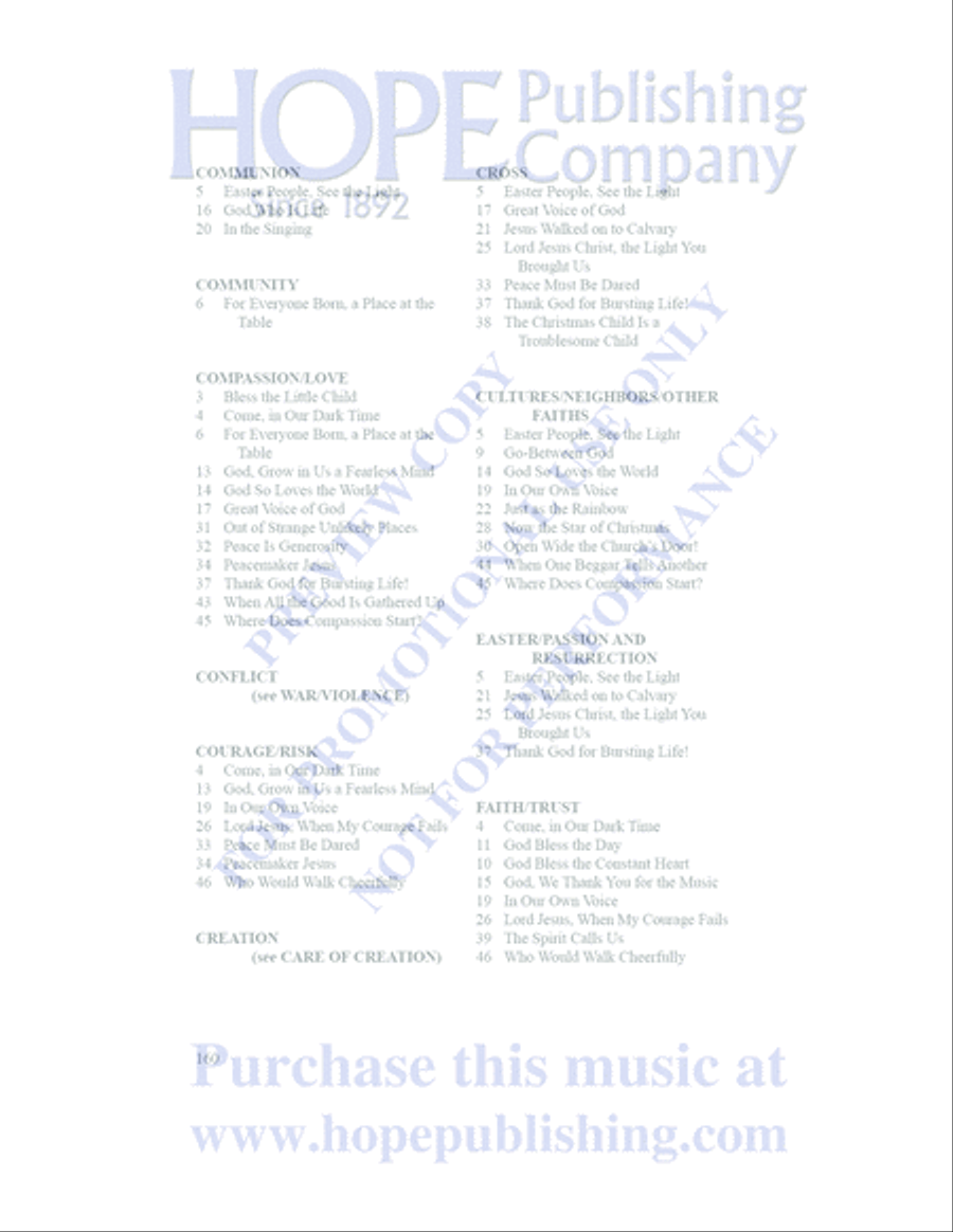 A Place at the Table Choir scores gallery preview page 157