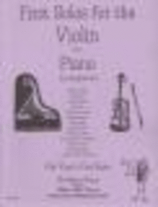Book cover for First Solos for the Violin