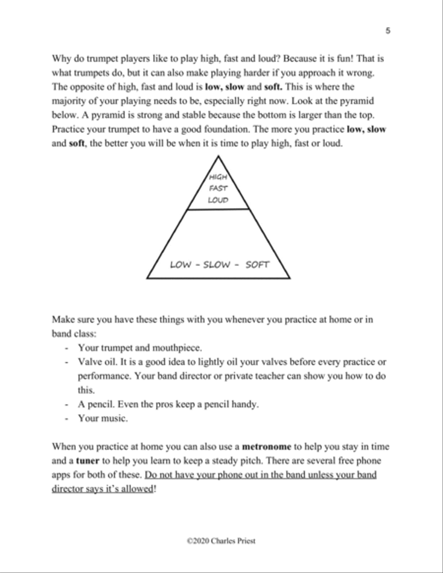 Trumpet Basics Trumpet Solo scores gallery preview page 5