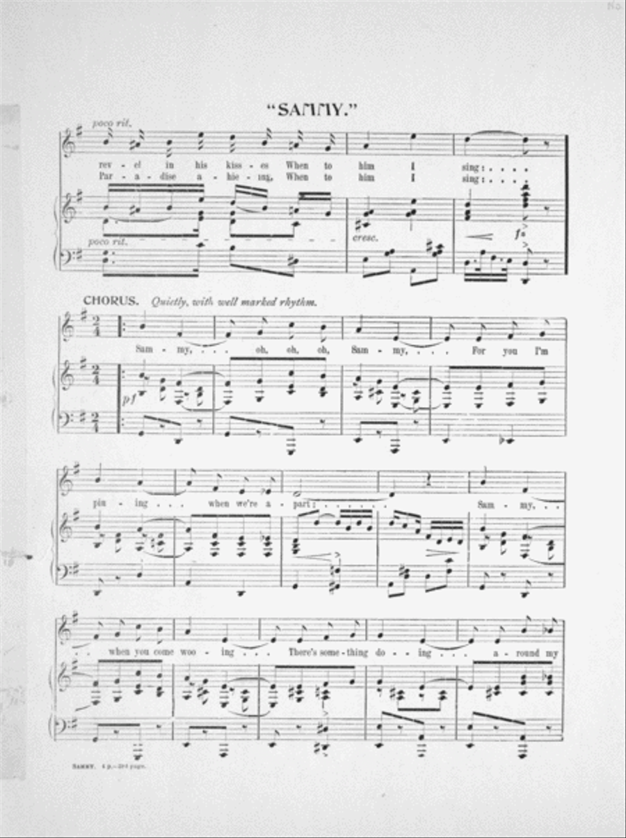 Sammy Voice scores gallery preview page 3