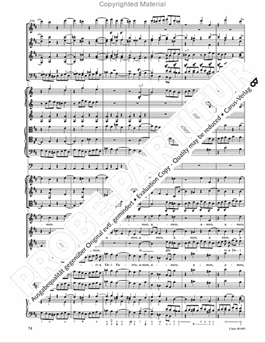 Missa solemnis Missa solemnis 4-Part scores gallery preview page 90