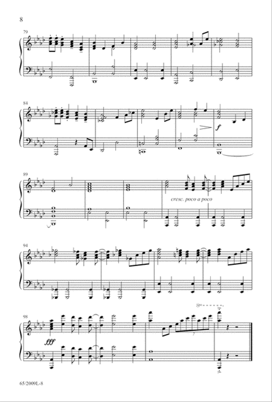 Rise Up! A New Light A-Comin’ 4-Part scores gallery preview page 9