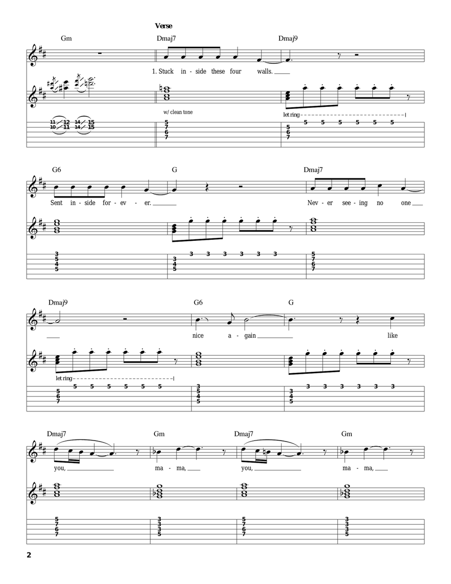 Band On The Run Acoustic Guitar scores gallery preview page 2
