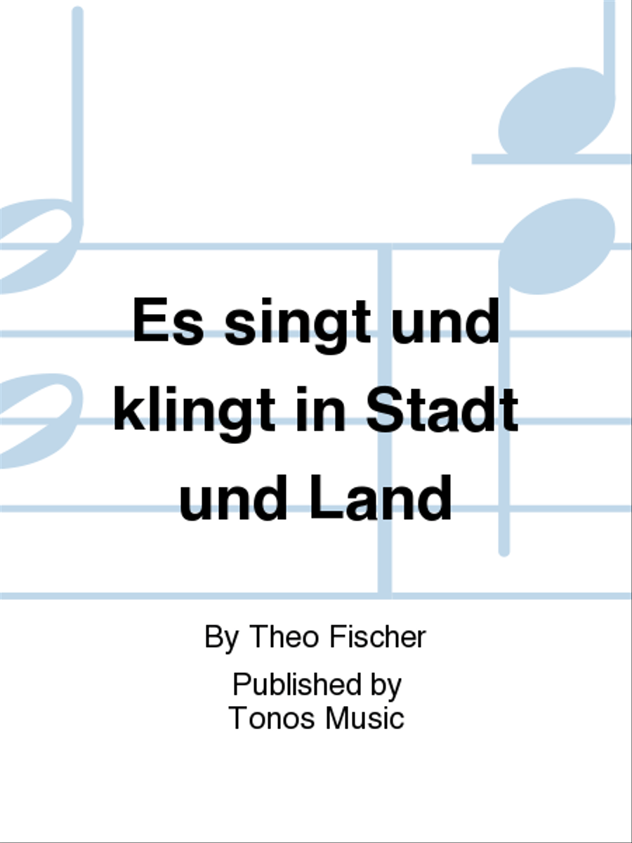 Es singt und klingt in Stadt und Land 4-Part scores gallery preview page 1