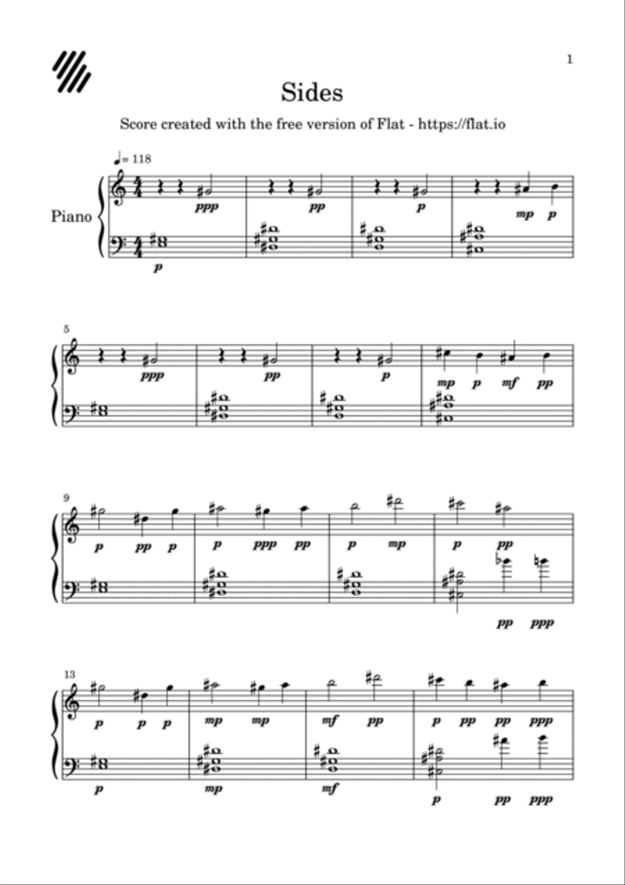 Sides Sides Voice scores gallery preview page 1