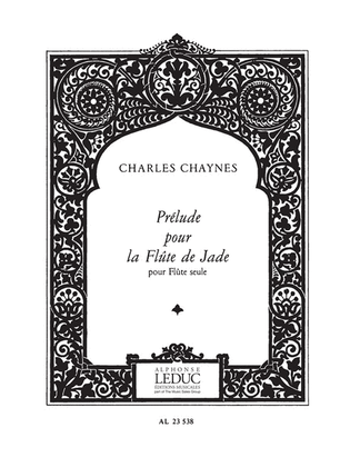 Book cover for Preludes Pour La Flute De Jade (flute Solo)