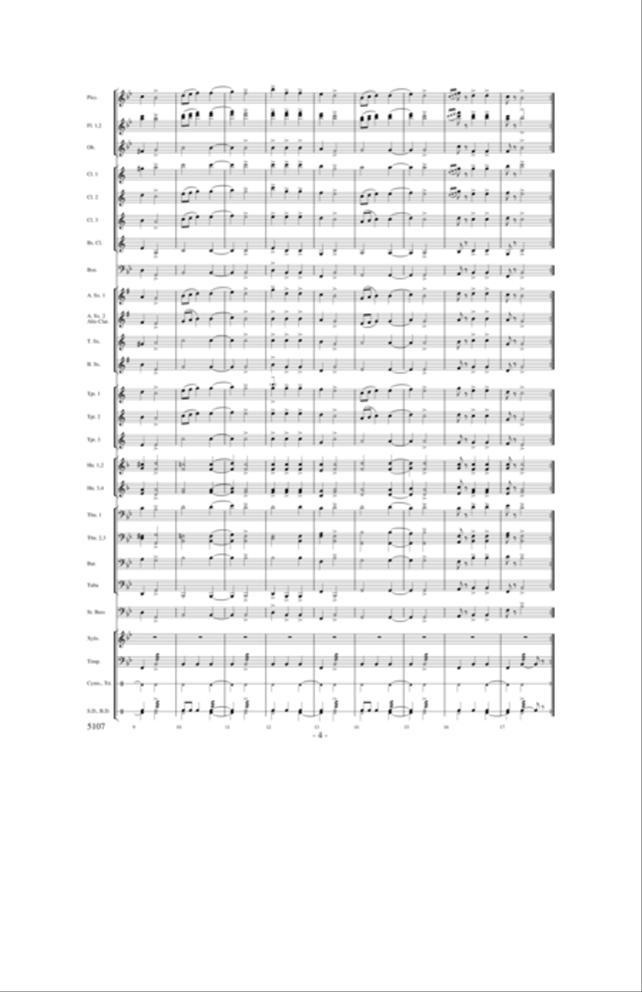 Slavonic Dance No. 1 Slavonic Dance No. 1 Concert Band scores gallery preview page 3