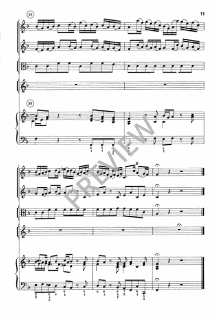 Comfort, Comfort, O My People 4-Part scores gallery preview page 12