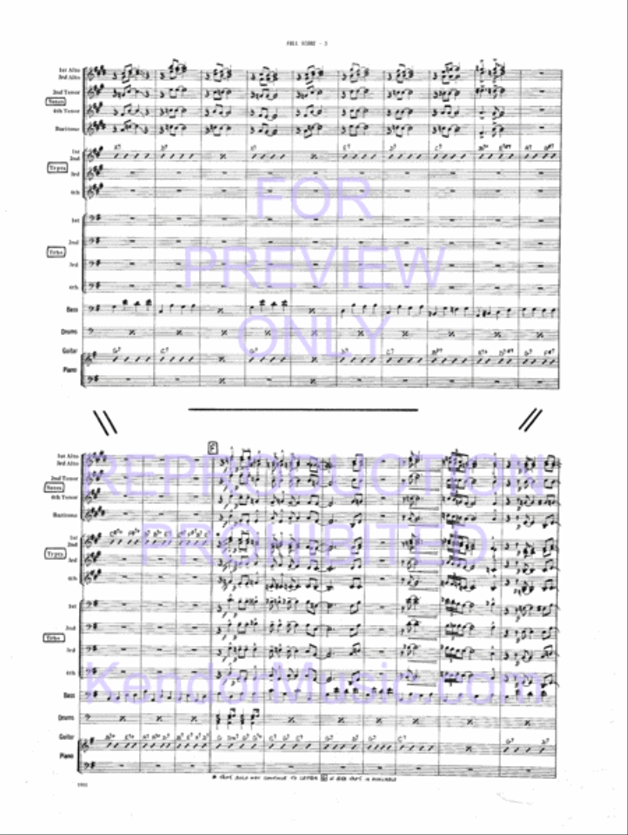 Big Dipper Jazz Ensemble scores gallery preview page 8