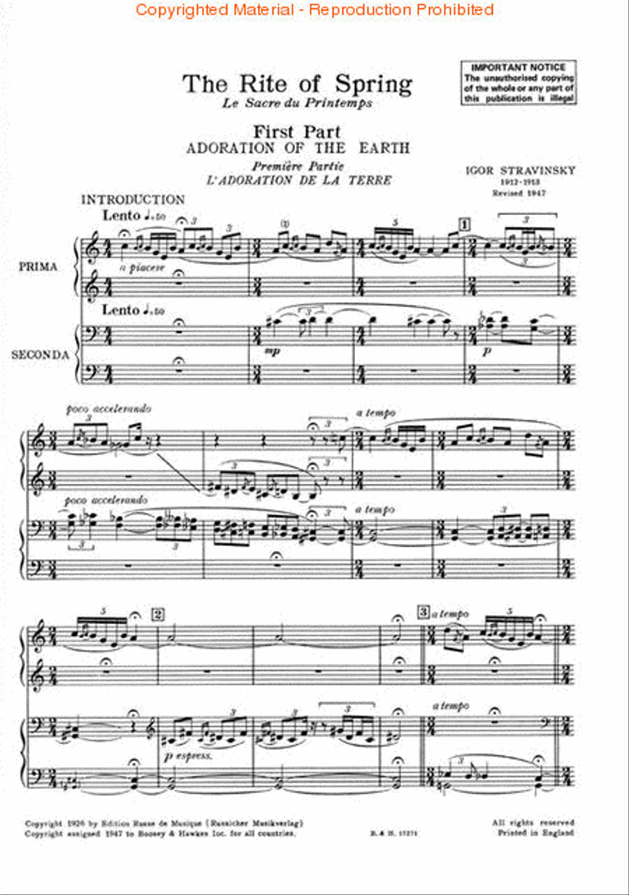 The Rite of Spring Piano Solo scores gallery preview page 2