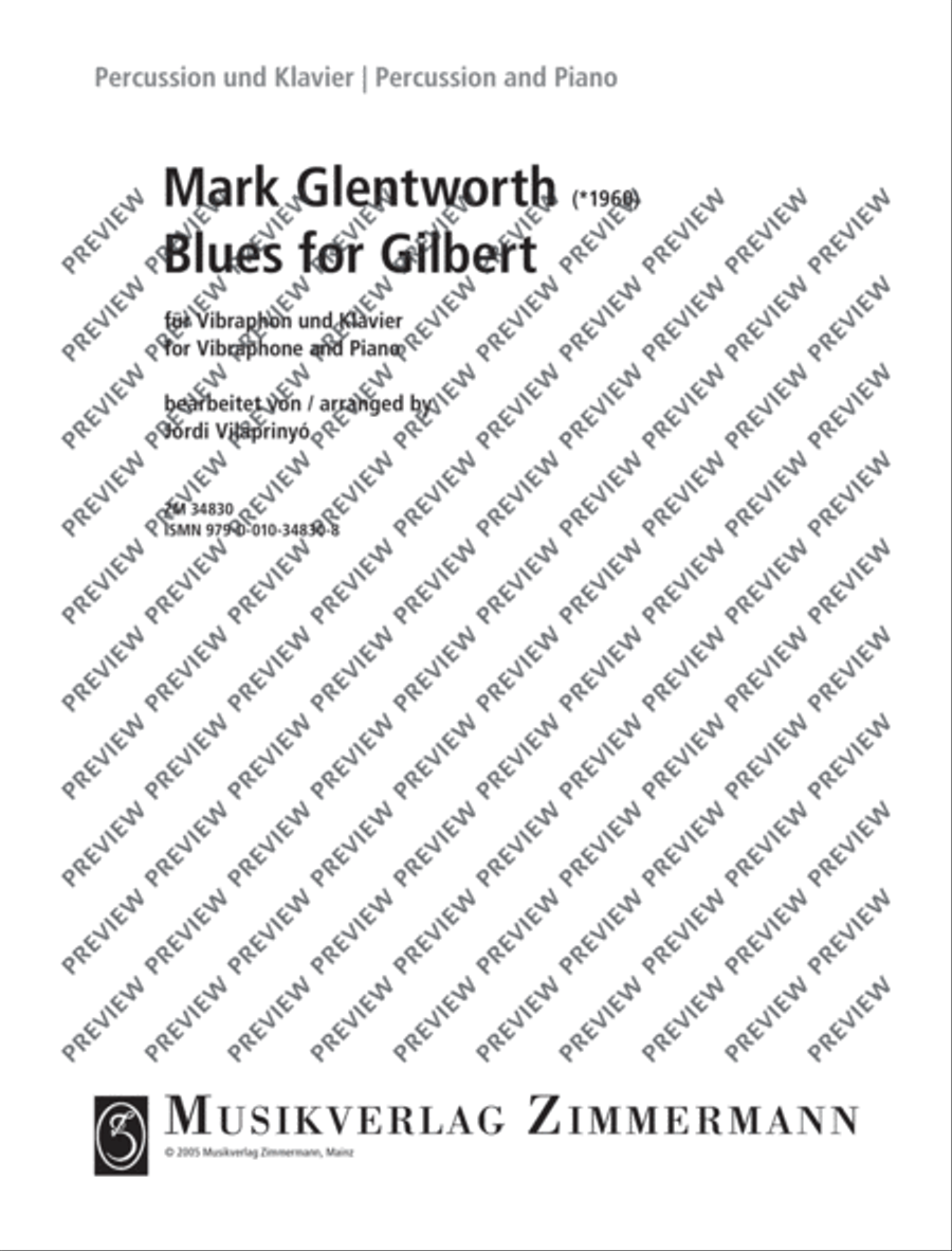 Blues for Gilbert Blues for Gilbert Piano Accompaniment scores gallery preview page 2