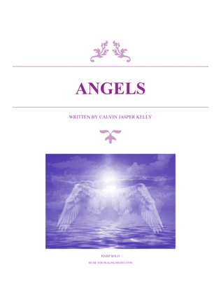 Book cover for ANGELS (Harp Solo)