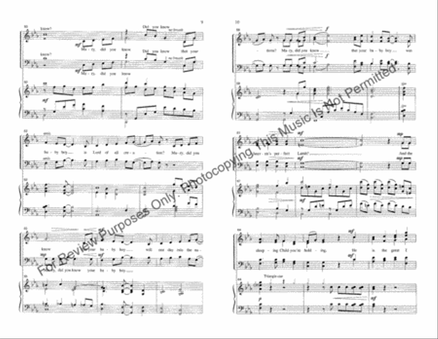 Mary, Did You Know? Mary, Did You Know? 2-Part scores gallery preview page 5
