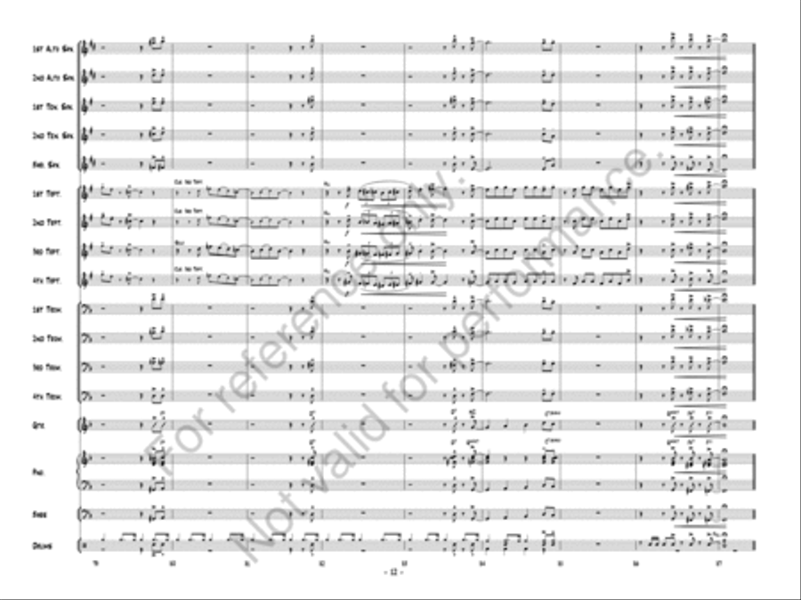 Free Range Trumpets Jazz Ensemble scores gallery preview page 11