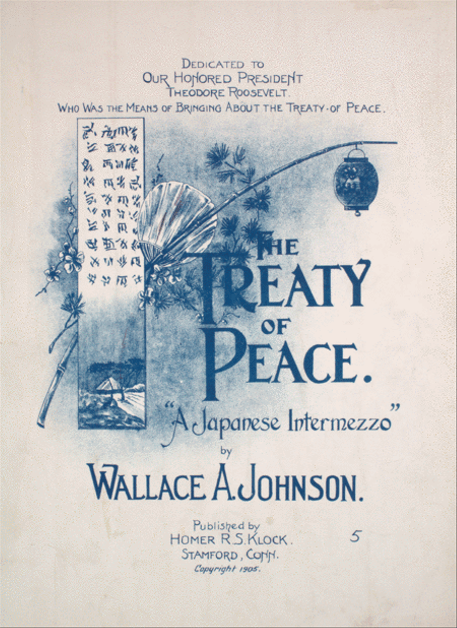 The Treaty of Peace. A Japanese Intermezzo Piano Solo scores gallery preview page 1