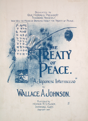 The Treaty of Peace. A Japanese Intermezzo
