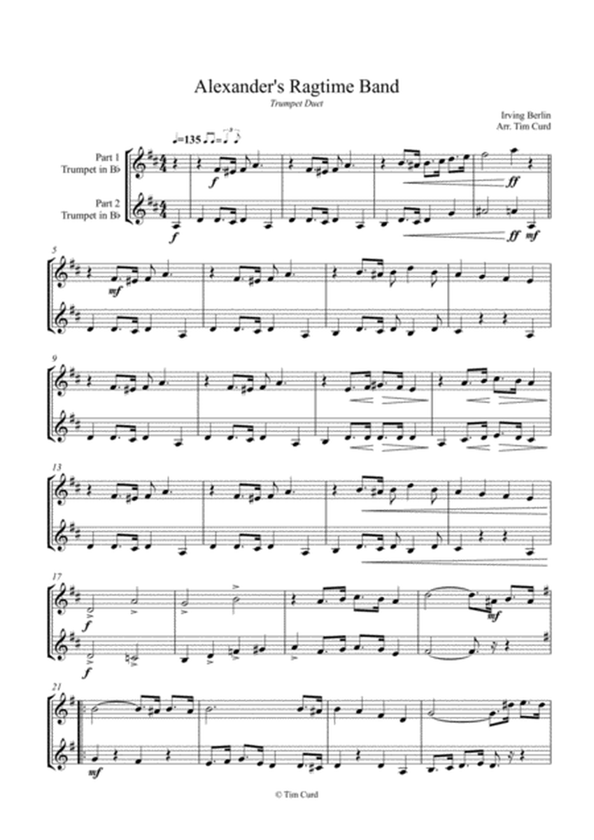 Alexander's Ragtime Band. Trumpet Duet image number null