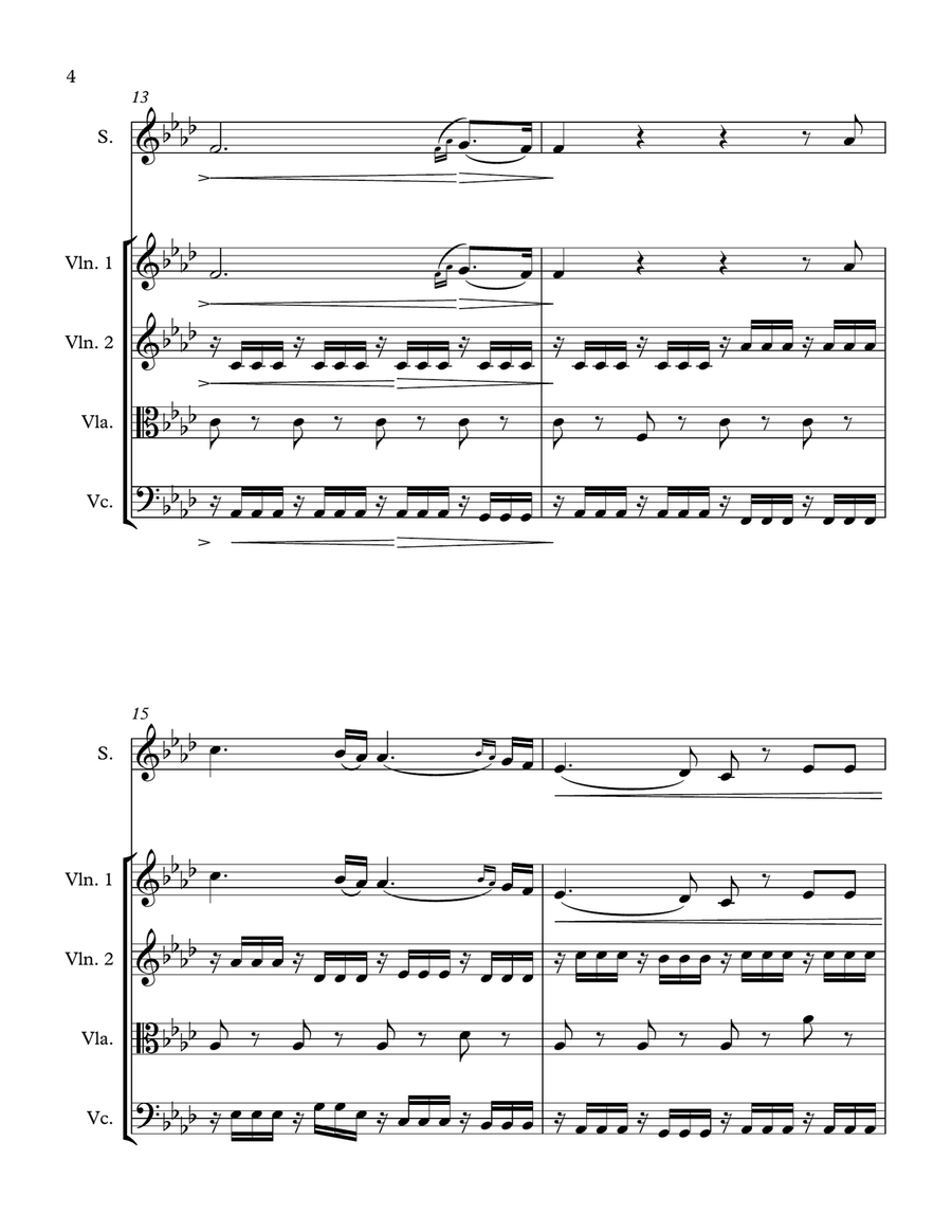 O del mio dolce ardor O del mio dolce ardor Chamber Orchestra scores gallery preview page 4