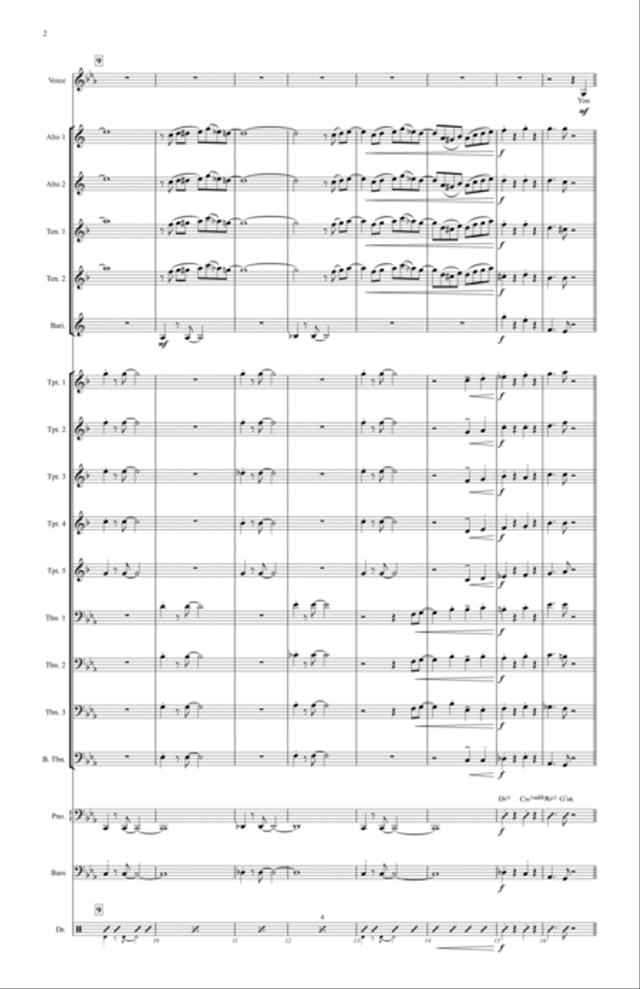 You Don't Know What Love Is Jazz Ensemble scores gallery preview page 2