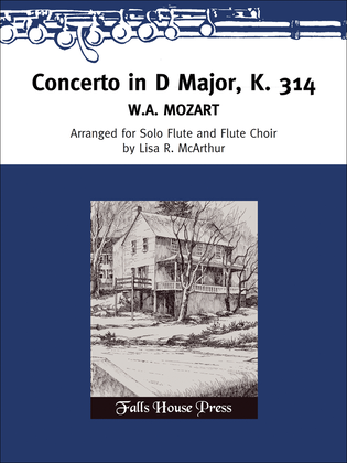 Concerto In D Major K. 314 for Solo Flute & Flute Choir