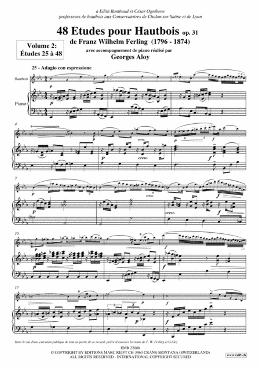 48 Etudes Vol. 2 Piano Accompaniment scores gallery preview page 3