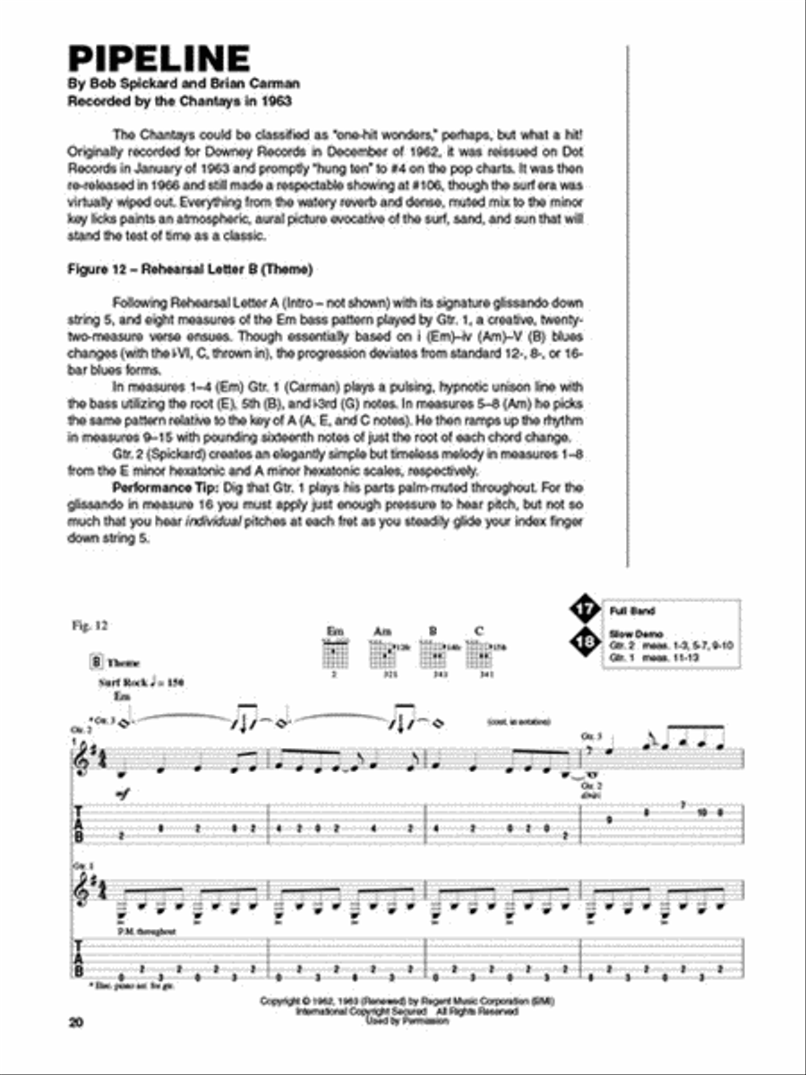 Best of Surf Guitar Electric Guitar scores gallery preview page 4