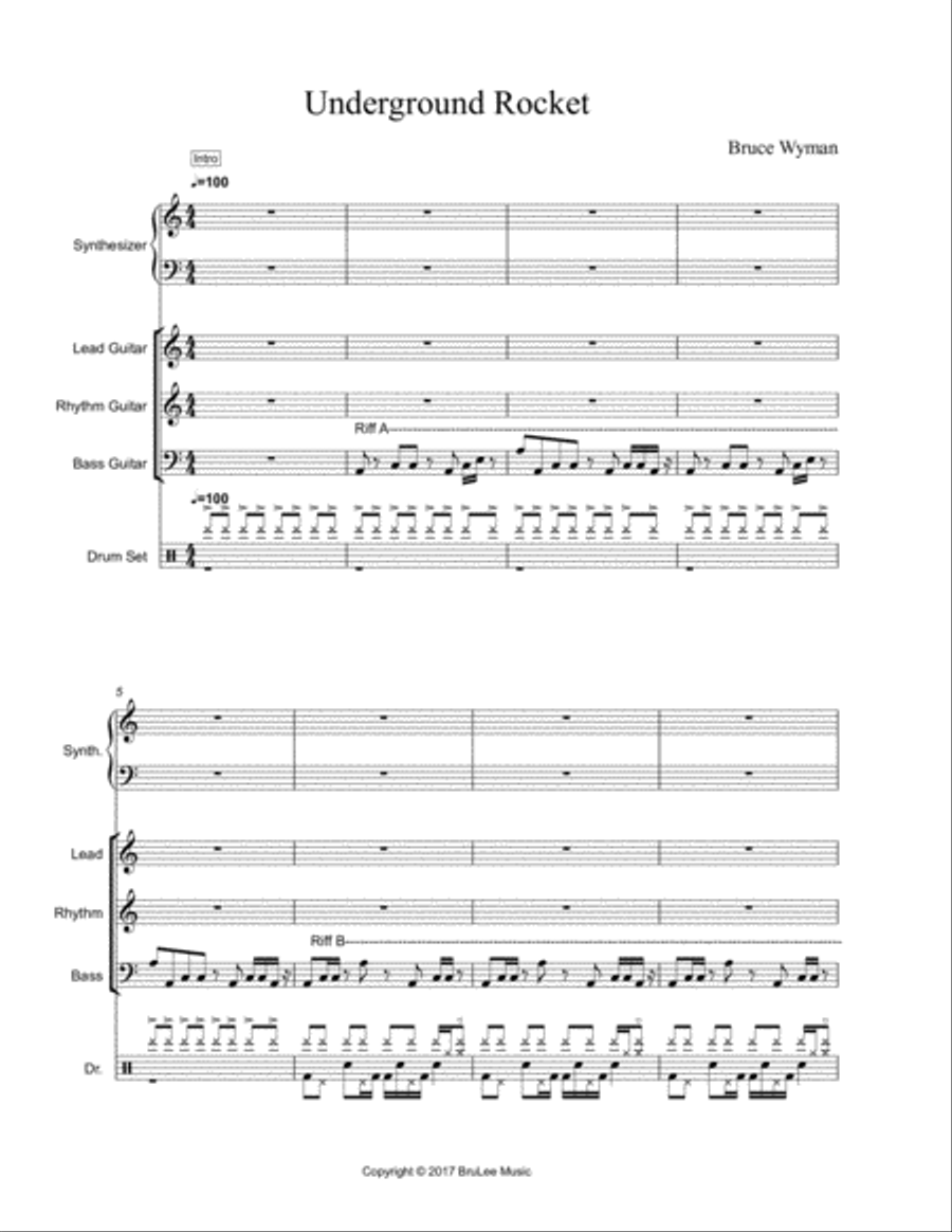 Underground Rocket Small Ensemble scores gallery preview page 2