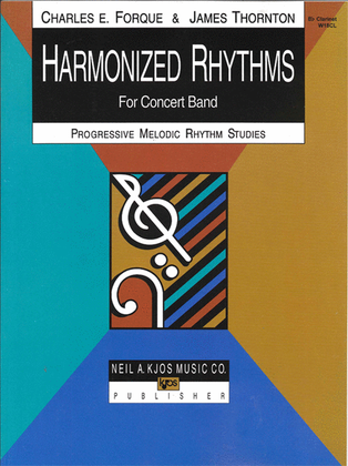 Book cover for Harmonized Rhythms - Bb Clarinet