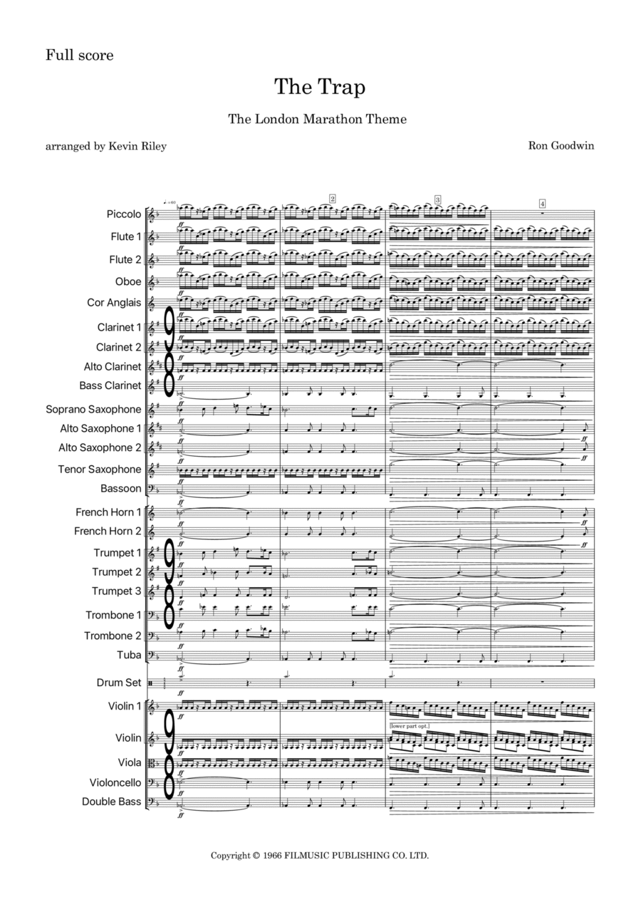 London Marathon Theme Full Orchestra scores gallery preview page 1