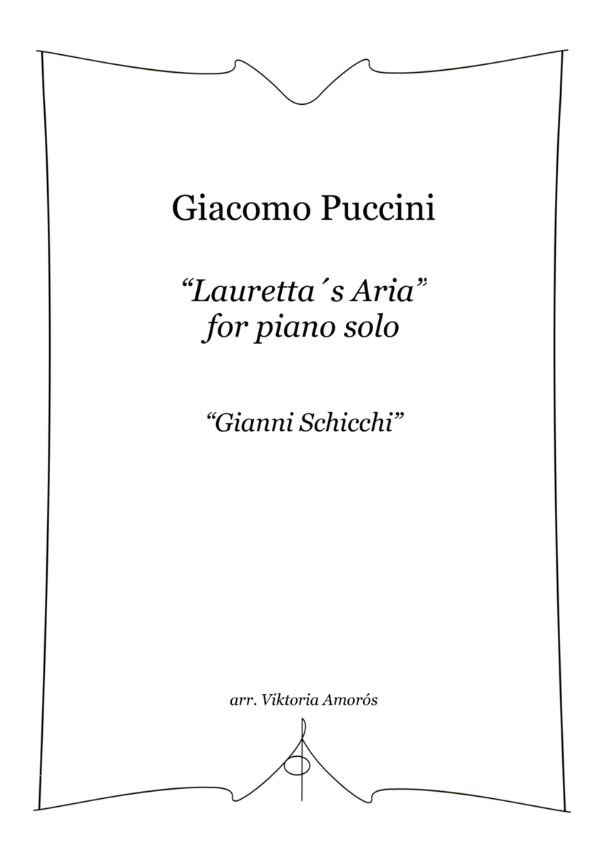 Lauretta´s Aria by Puccini for piano solo