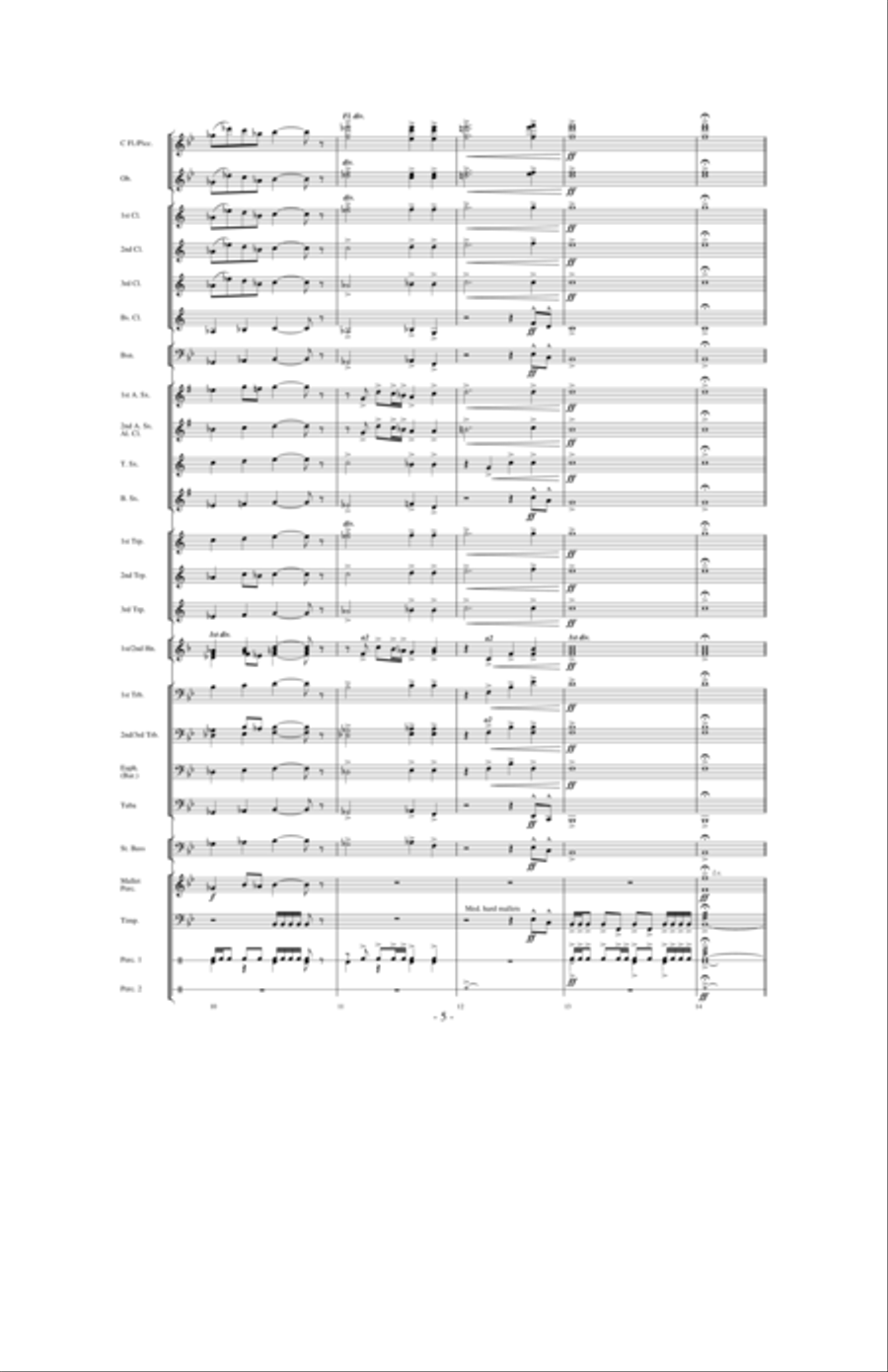 Flight of Valor Flight of Valor Concert Band scores gallery preview page 4