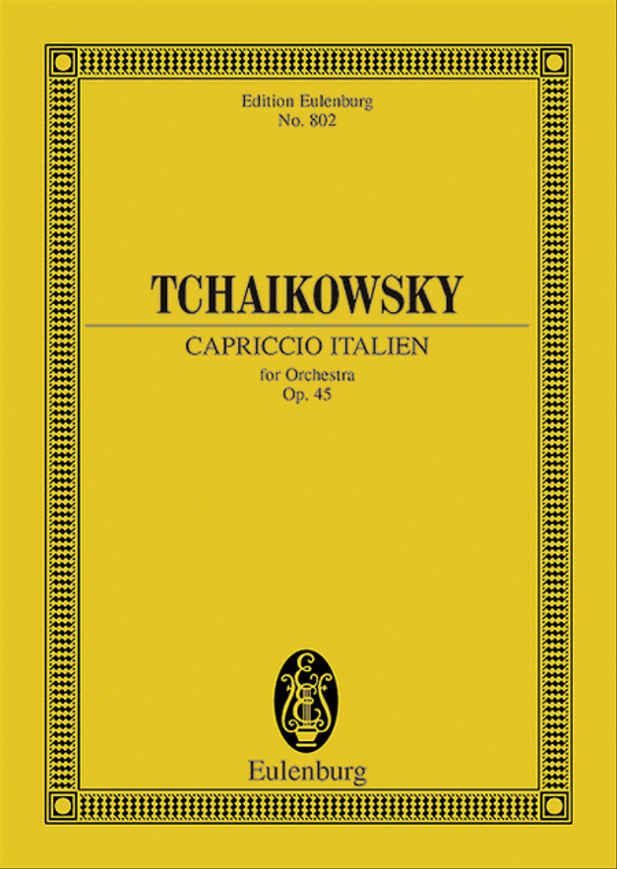 Capriccio Italien, Op. 45 Orchestra scores gallery preview page 1