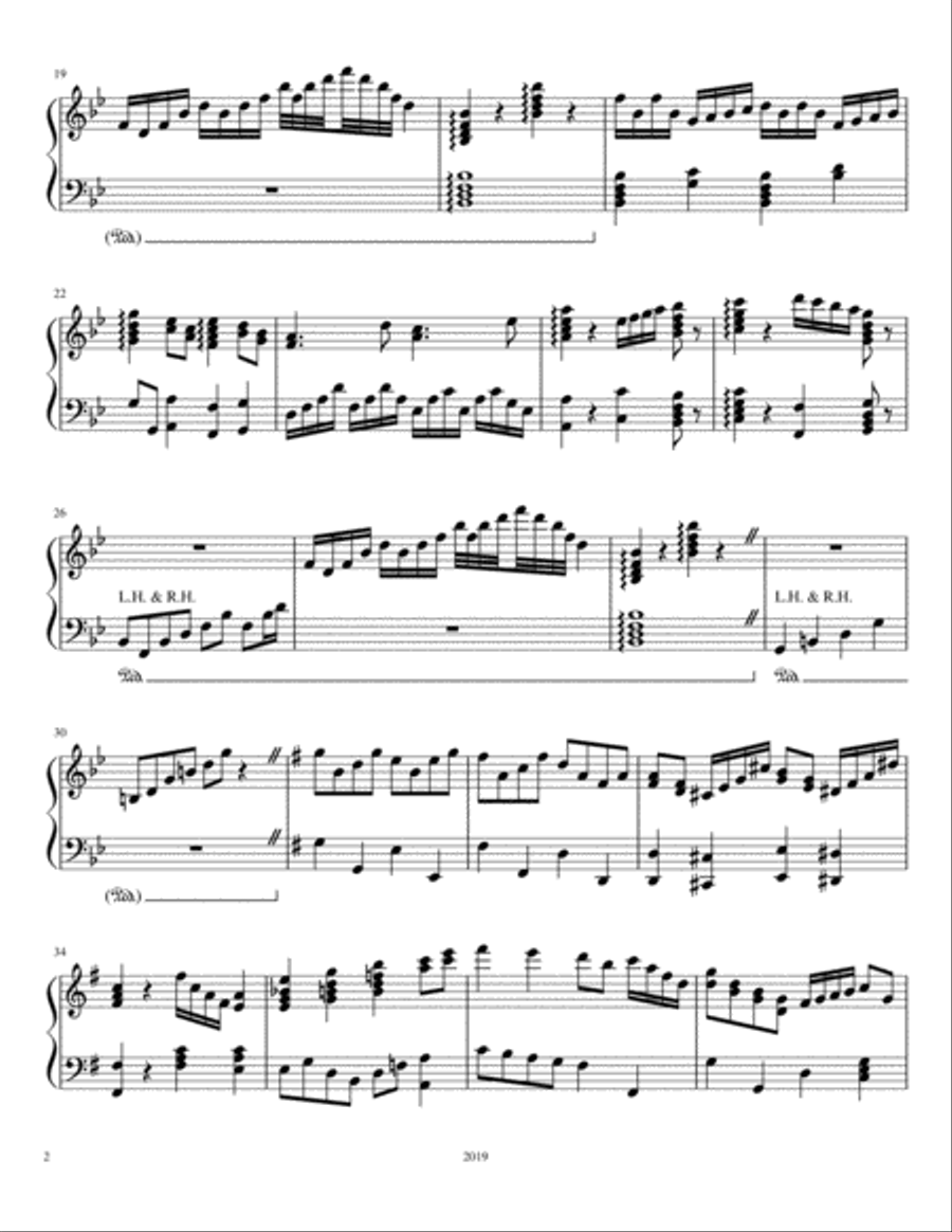 Piano Amore VII Piano Solo scores gallery preview page 2