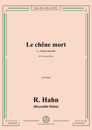 R. Hahn-Le chêne mort,in B Major