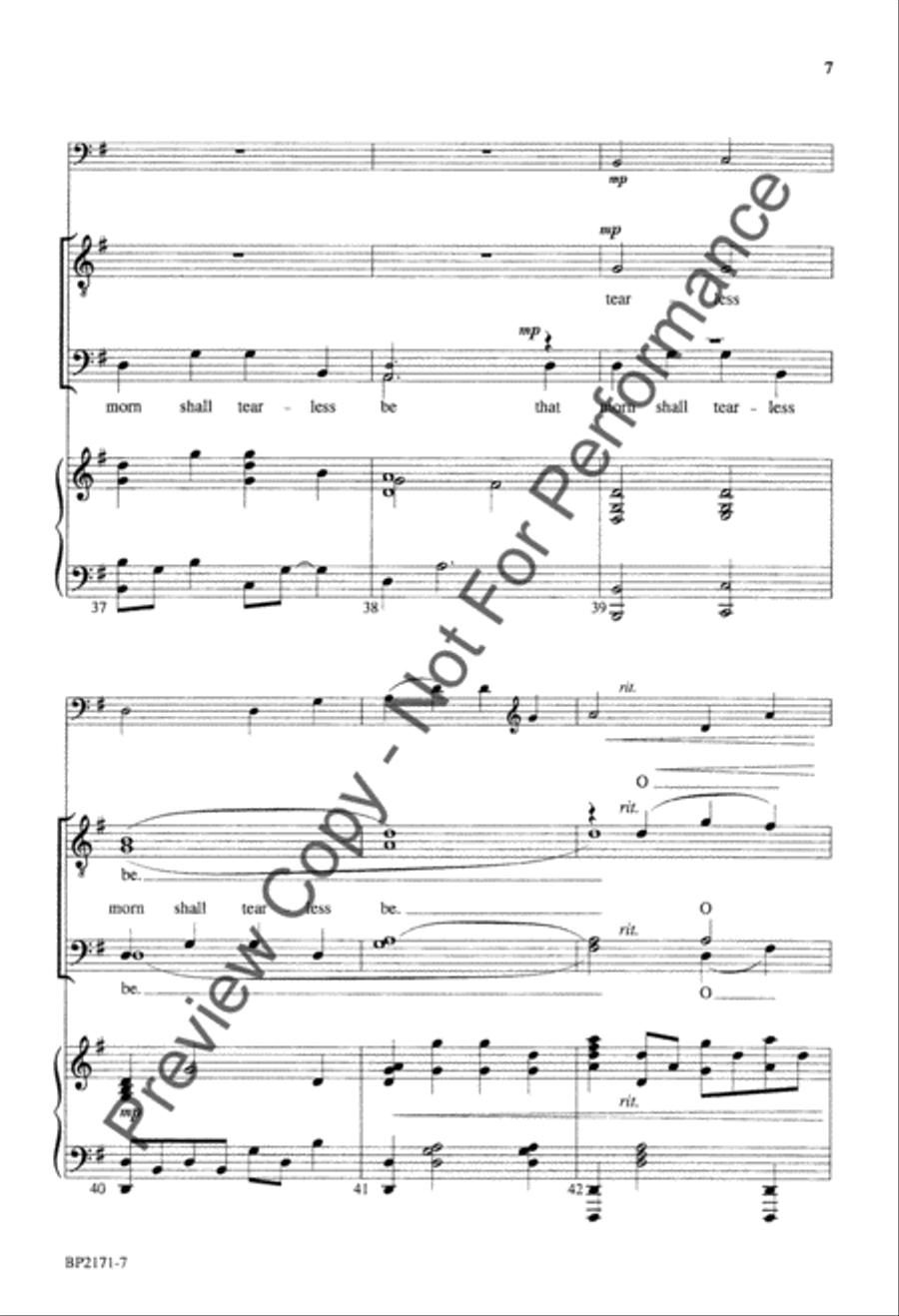 O Love - TTBB TTBB scores gallery preview page 8