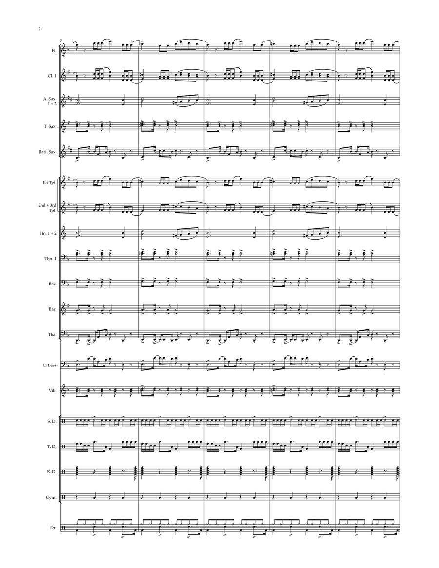 Espresso Marching Band scores gallery preview page 2