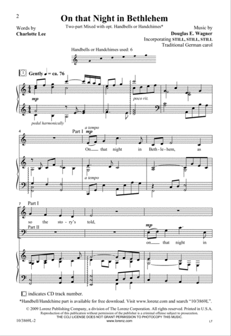 On that Night in Bethlehem 2-Part scores gallery preview page 3