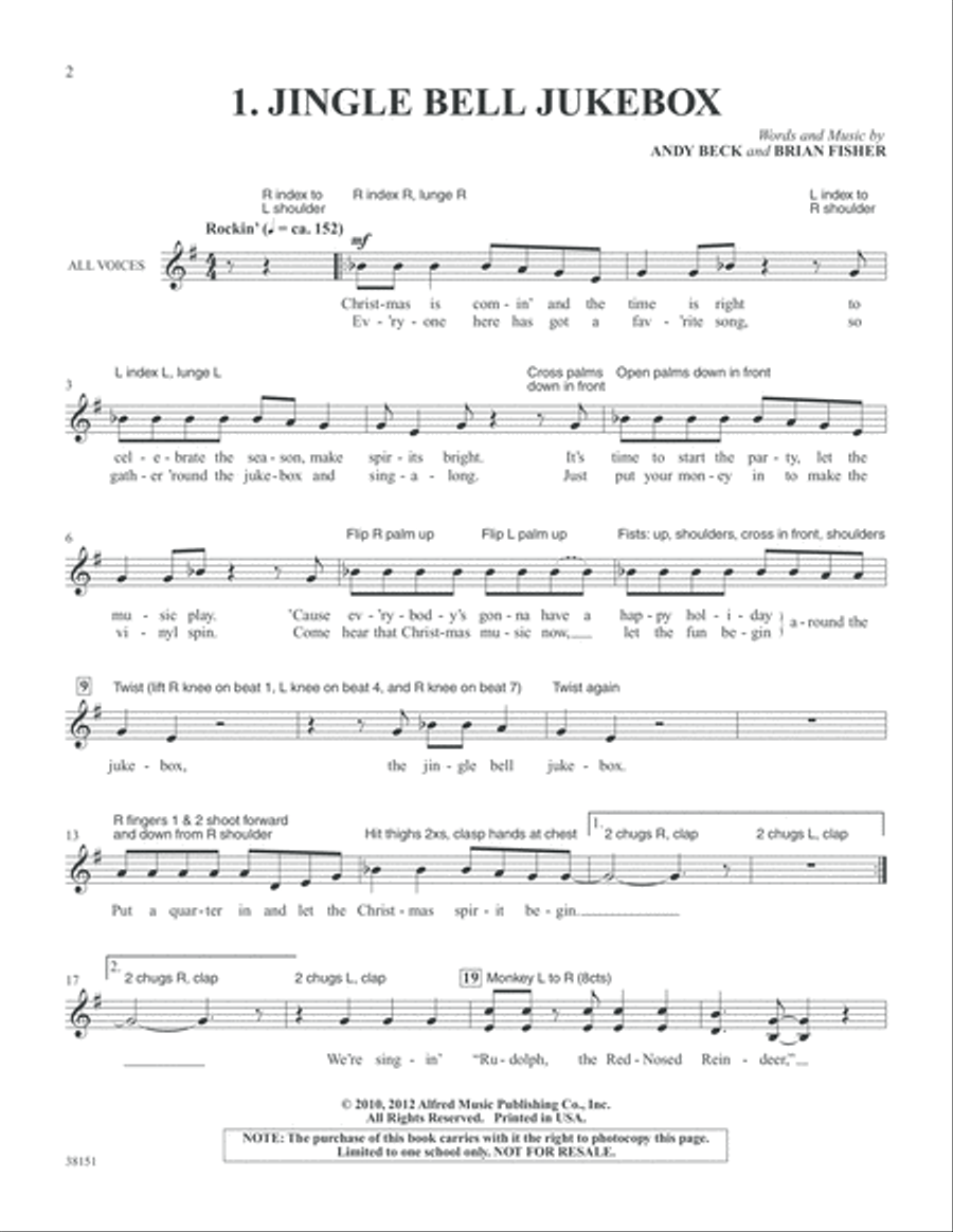 Jingle Bell Jukebox . . . The Flip Side! 2-Part scores gallery preview page 8