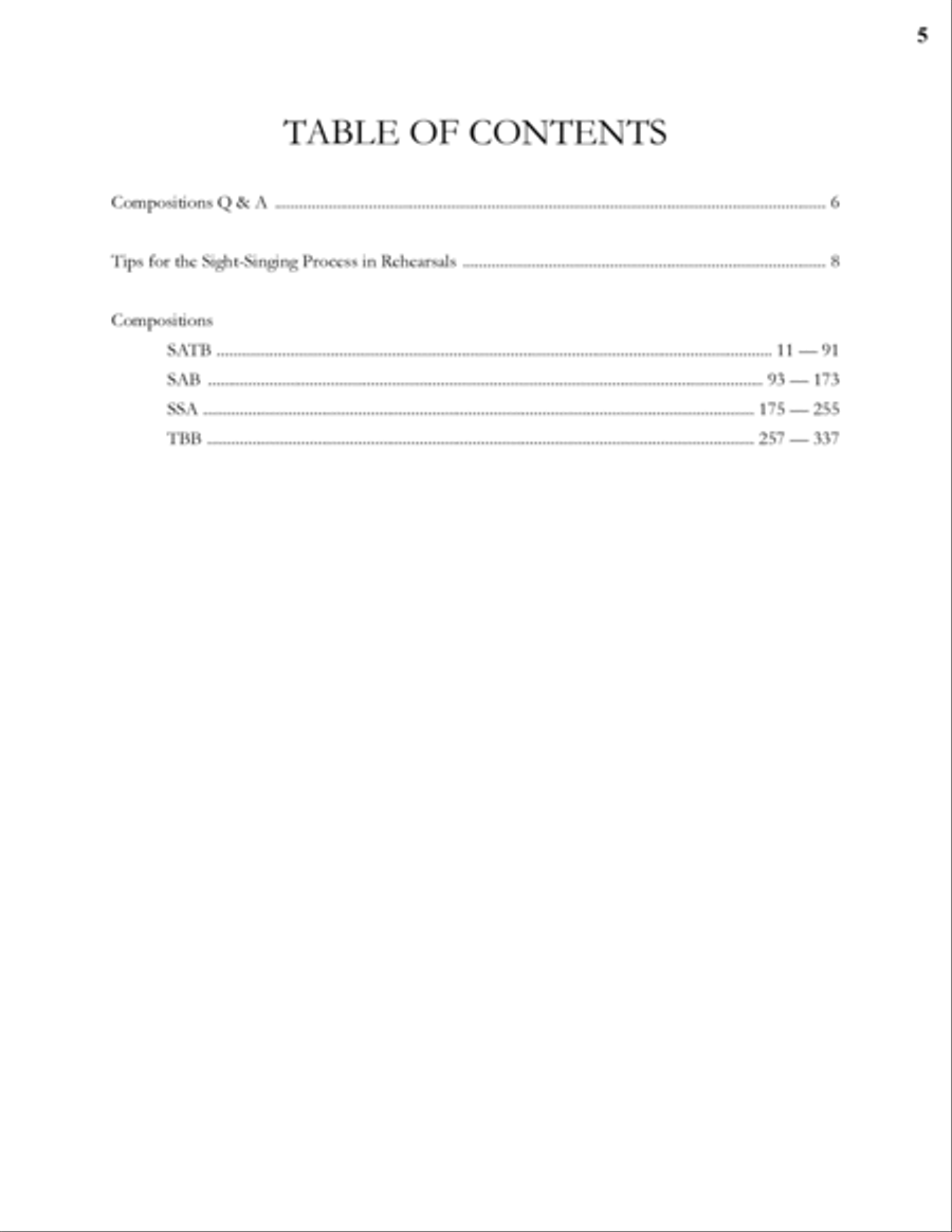 80 Choral Works for Sight-Singing