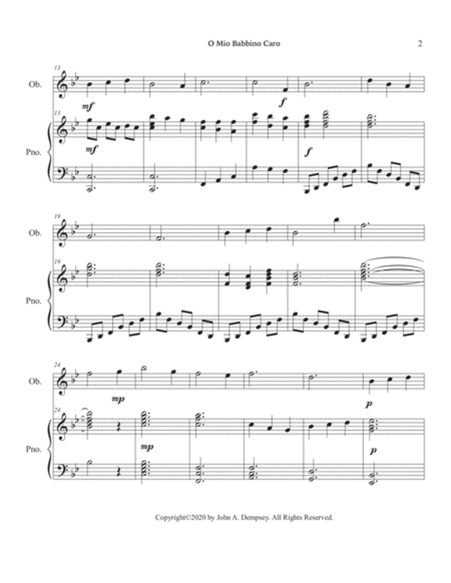 O Mio Babbino Caro (Oboe and Piano) image number null
