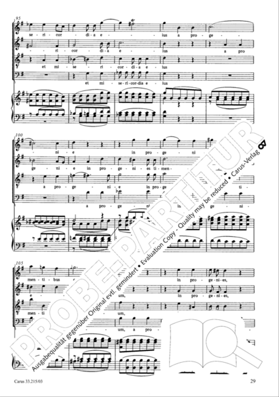 Magnificat Magnificat 4-Part scores gallery preview page 30