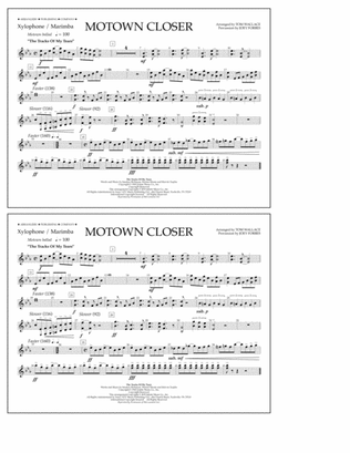 Motown Closer (arr. Tom Wallace) - Xylophone/Marimba