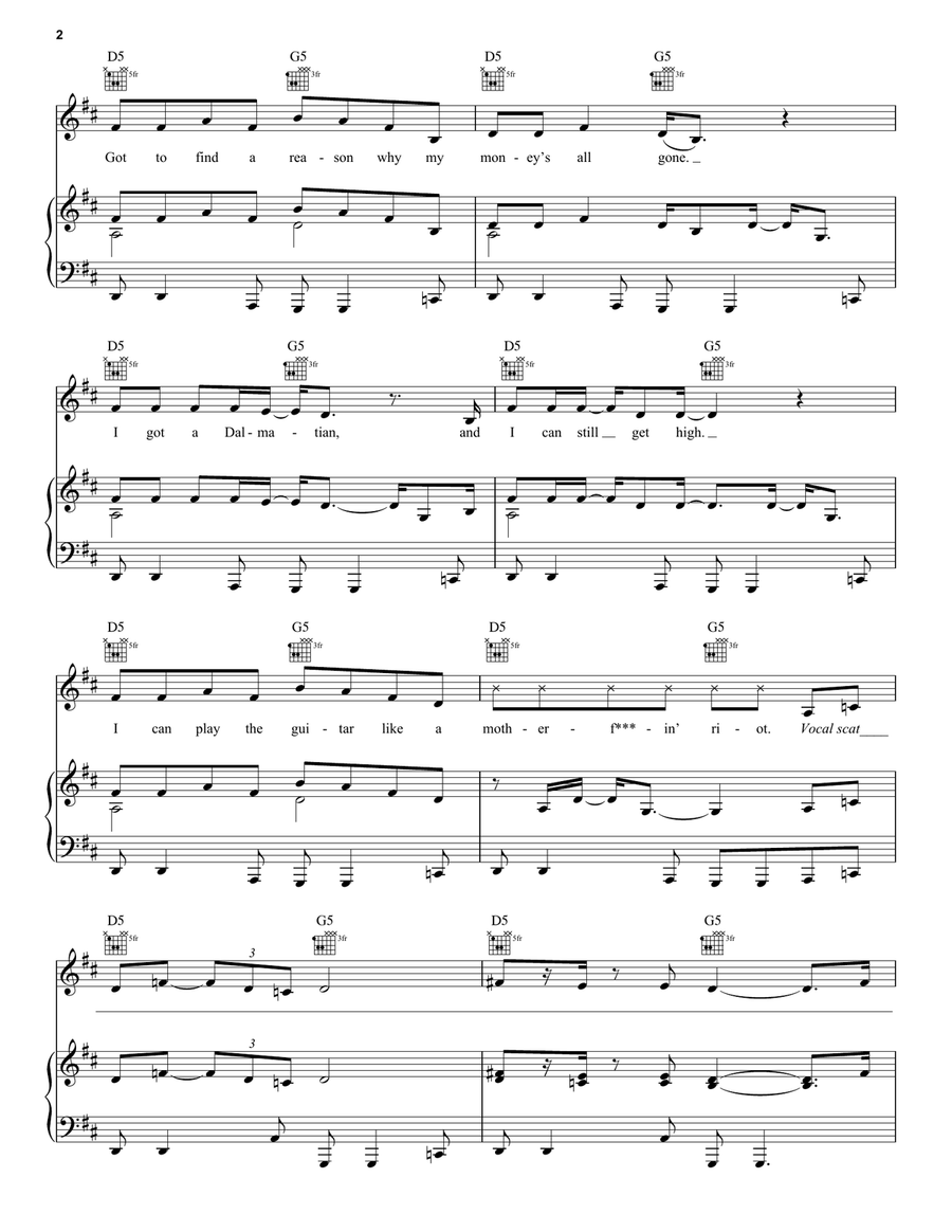 What I Got Acoustic Guitar scores gallery preview page 2