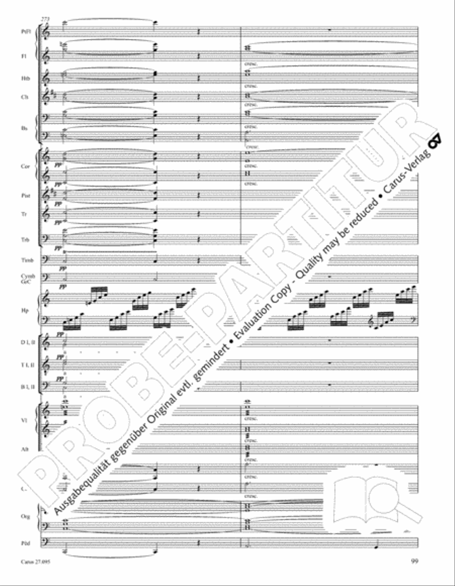 Messe solennelle de sainte Cecile STB scores gallery preview page 112